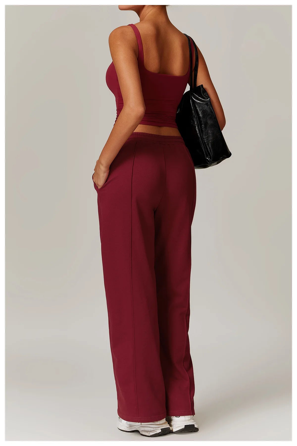 Sports Bra Square Neck Top