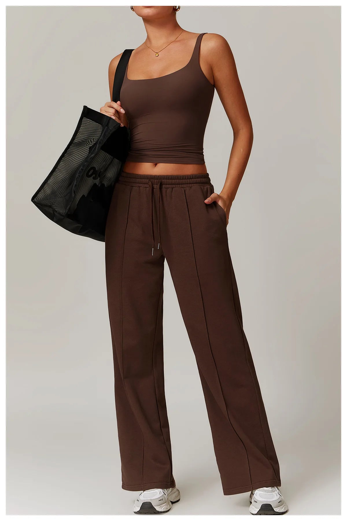 Sports Bra Square Neck Top