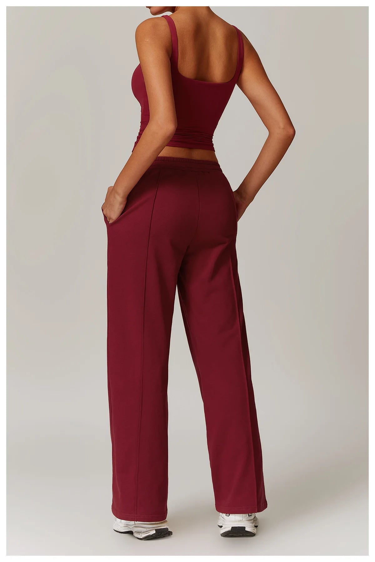 Sports Bra Square Neck Top